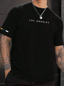 Camiseta Los Angeles Detalhe Manga - Ninbus