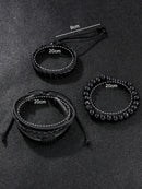 Conjunto Relógio Geneva e 3/4 Pulseiras - Ninbus