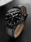 Conjunto Relógio Geneva e Pulseira Pretos - Ninbus