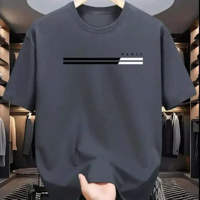 Camiseta Masculina Paris 2 Faixas