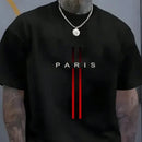 Camiseta Masculina Paris Stripe