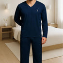 Pijama Masculino Clássico Azul Marinho
