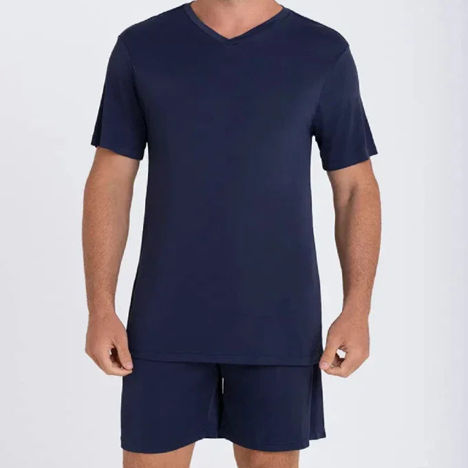 Pijama Masculino Curto em Malha PV