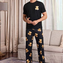 Pijama Masculino Estampa de Urso