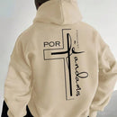 Moletom Masculino Essential com Capuz e Estampa Minimalista