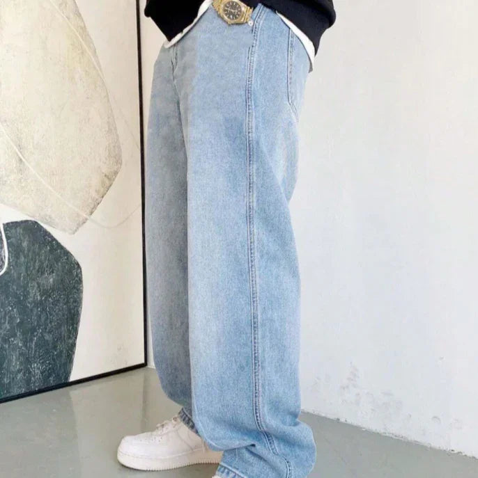 Calça Jeans Baggy Unissex Balloon Fit