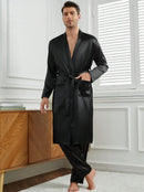 Pijama Tecido Comprido com Faixa - Ninbus