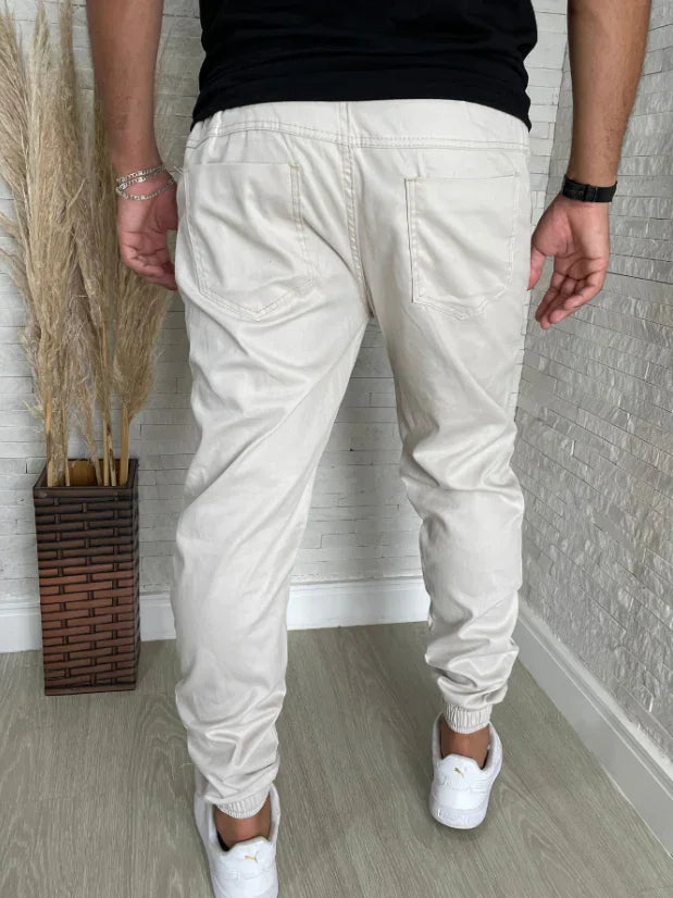 Calça Jogger Bege Claro - Ninbus