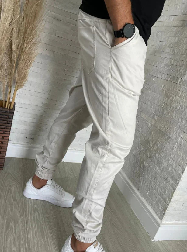 Calça Jogger Bege Claro - Ninbus