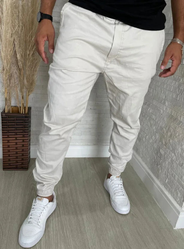 Calça Jogger Bege Claro - Ninbus