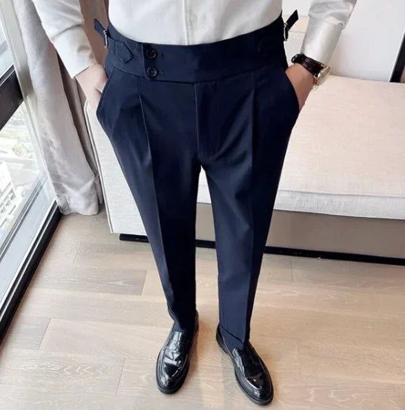 Calça Masculina Formal de Cintura Alta - Ninbus