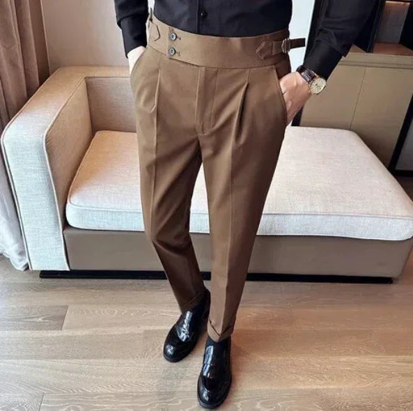 Calça Masculina Formal de Cintura Alta - Ninbus