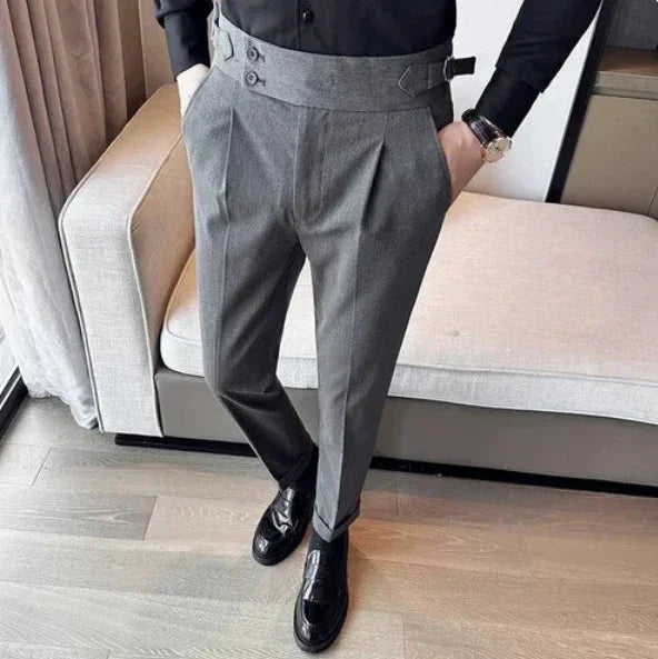 Calça Masculina Formal de Cintura Alta - Ninbus