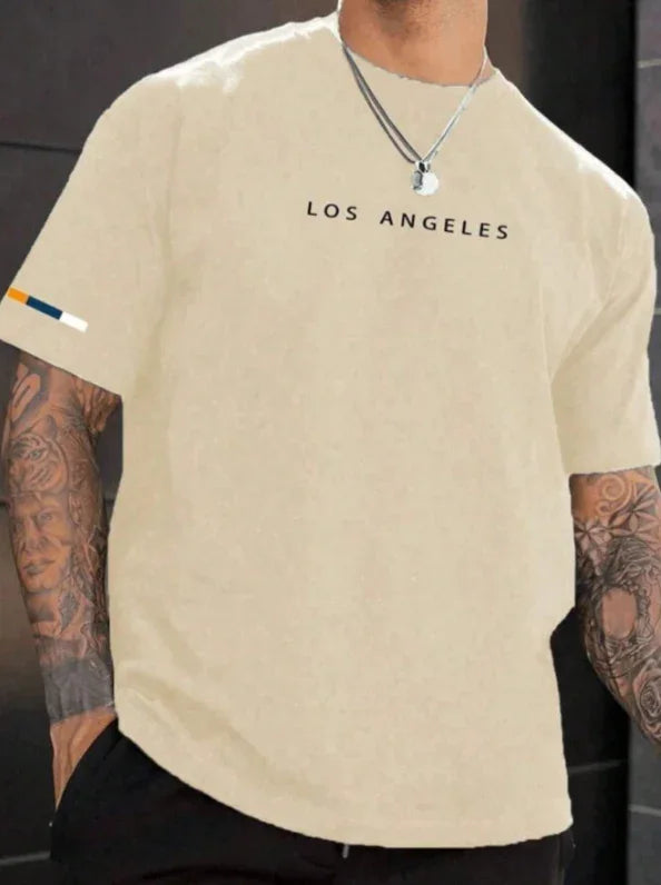Camiseta Los Angeles Detalhe Manga - Ninbus