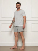 Pijama Masculino Manga Curta Listrado