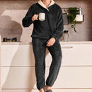 Pijama Masculino em Plush com Capuz