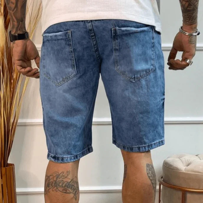 Bermuda Jeans Masculina RawCut