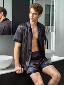 Pijama Cetim Curto com Pontilhado - Ninbus