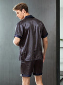 Pijama Cetim Curto com Pontilhado - Ninbus