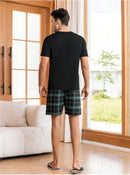 Pijama Curto Bermuda Xadrez - Ninbus