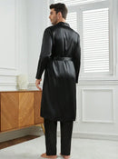 Pijama Tecido Comprido com Faixa - Ninbus