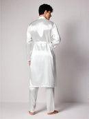 Pijama Tecido Comprido com Faixa - Ninbus