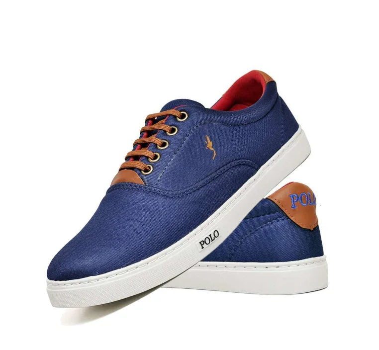 Tênis Masculino Sapatenis Casual Polo Leve em Lona - Ninbus
